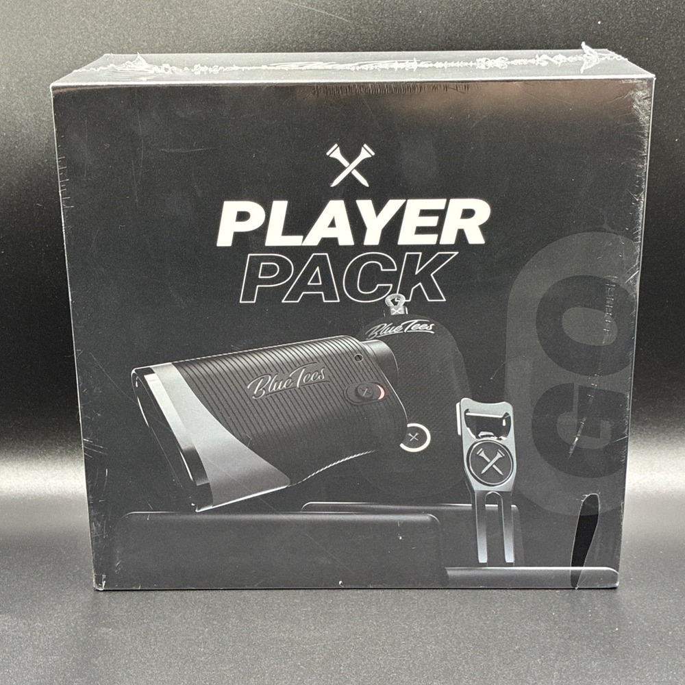 Blue Tees Golf Player Pack GO Bundle Ranger Finder + Speaker + Divot Tool Sealed